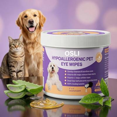 Eye Wipes for Dogs & Cats (100 Wipes)