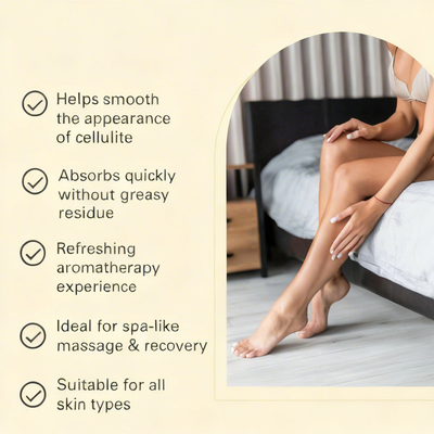 Anti Cellulite Oil and Lymphatic Drainage Oil