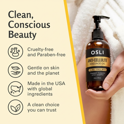 Anti Cellulite Oil and Lymphatic Drainage Oil