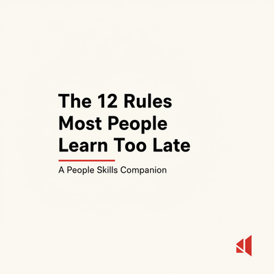 The 12 Rules Most People Learn Too Late