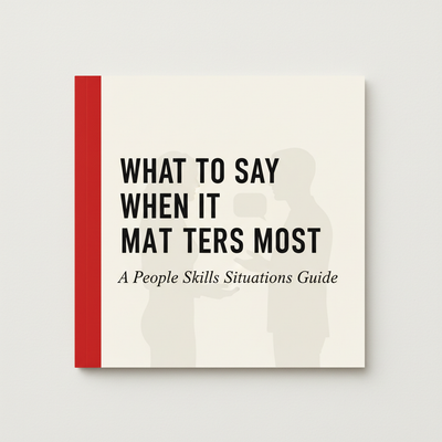 What To Say When It Matters Most