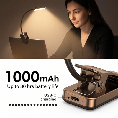 3 Color LED Portable Book Light