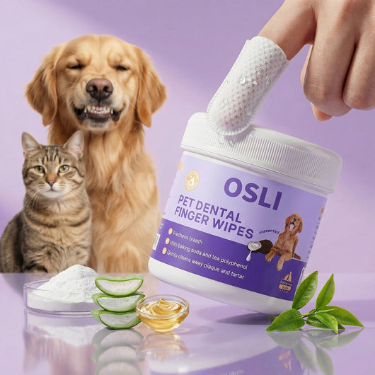 Dental Finger Wipes for Dogs & Cats (50 Gloves)