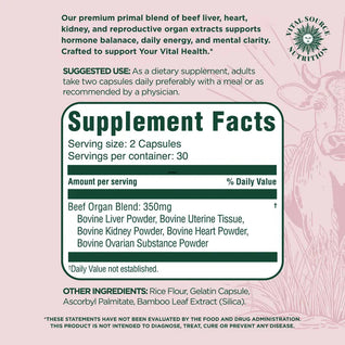 BIFI Beef Organ Extract Capsules