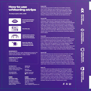 Osli Purple Teeth Whitening Strips