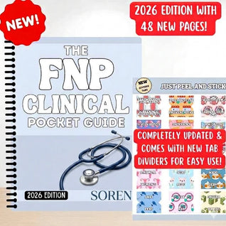 NEW 2026 Edition Family Nurse Practitioner Clinical Pocket Guide| FNP Reference Guide