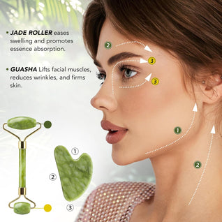 Sculpting Jade Roller Gua Sha Set